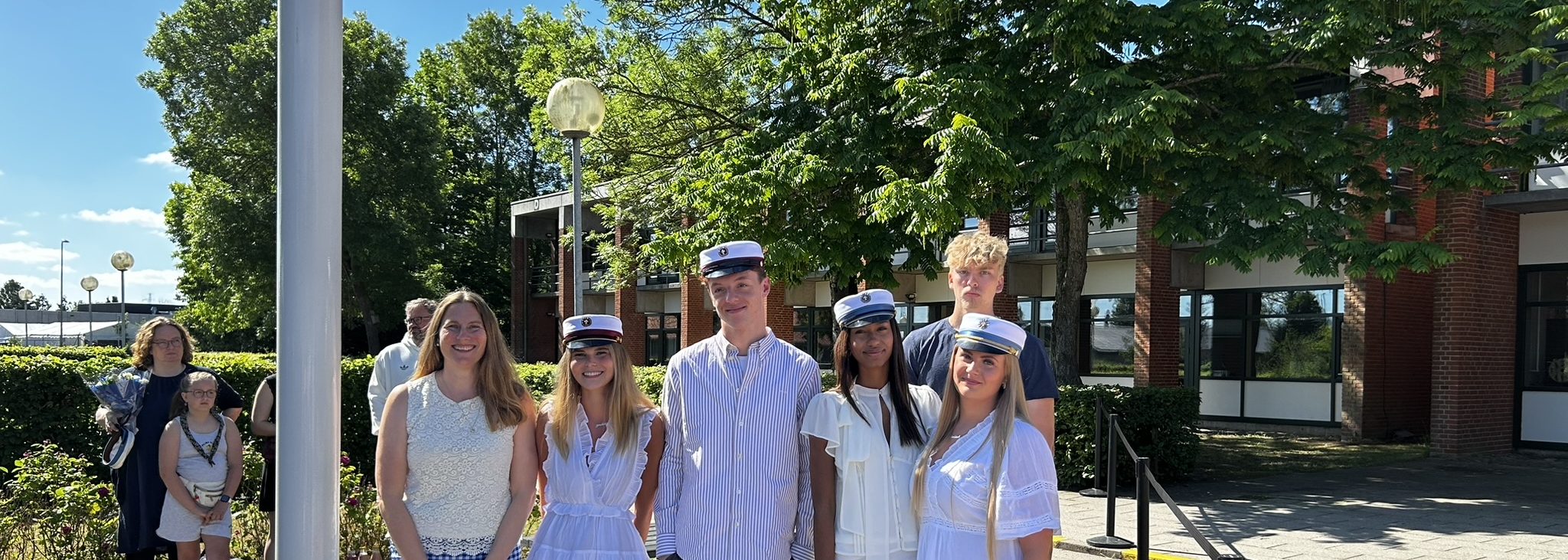 De første studenter på EG 2026